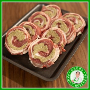 Buy a £10 tray of Stuffed breast of Lamb online from Reeds Family Butchers