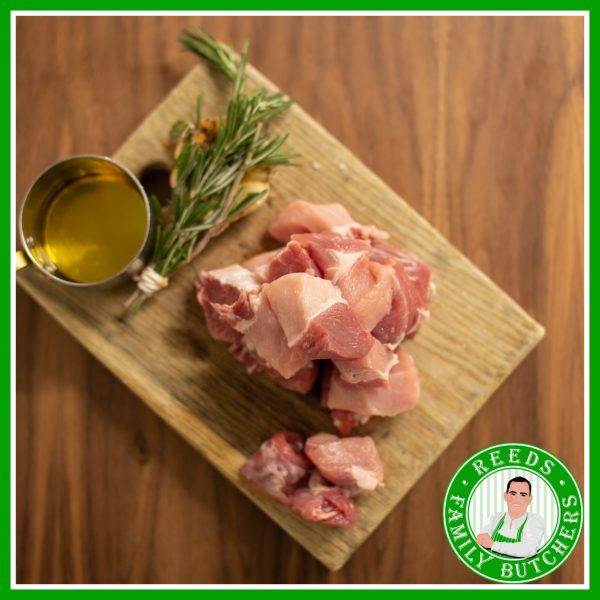Buy Diced Pork x 500g online from Reeds Family Butchers